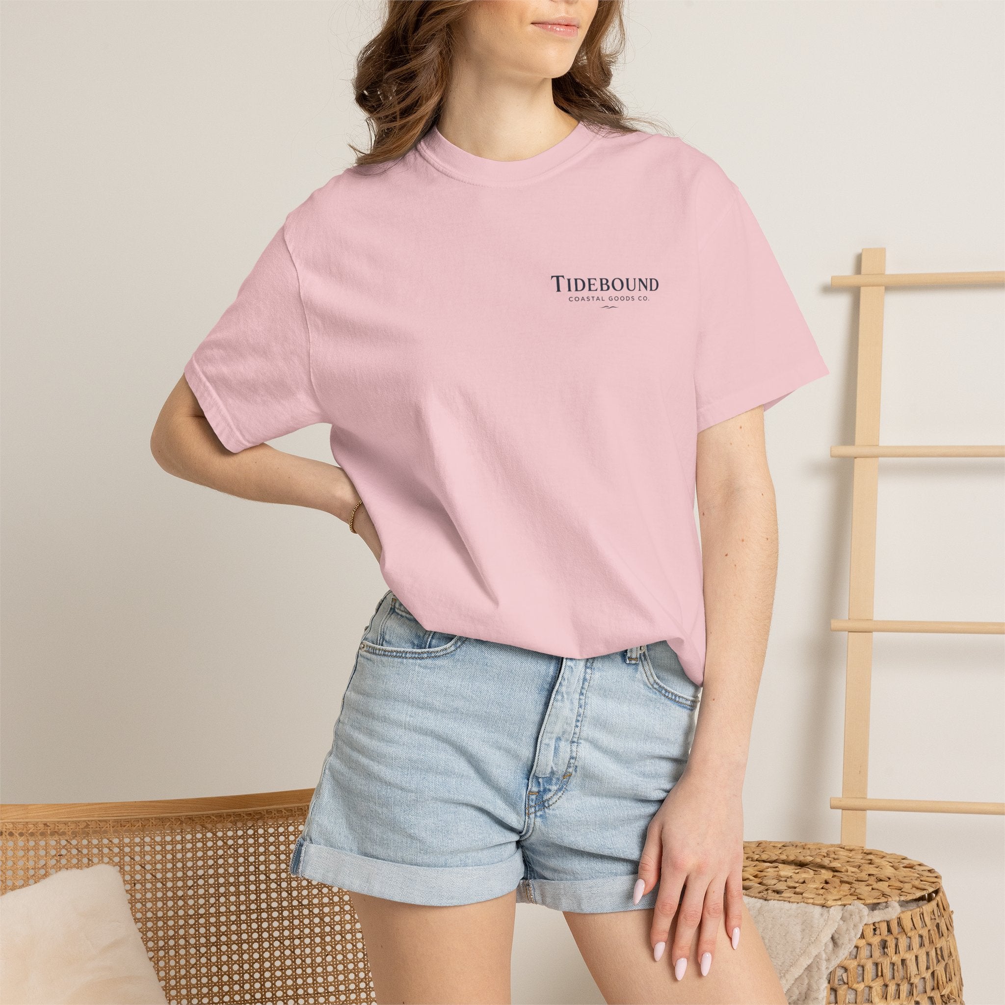 Tidebound Pickleball Club Tee — Coastal Boat & Paddles Graphic T-Shirt