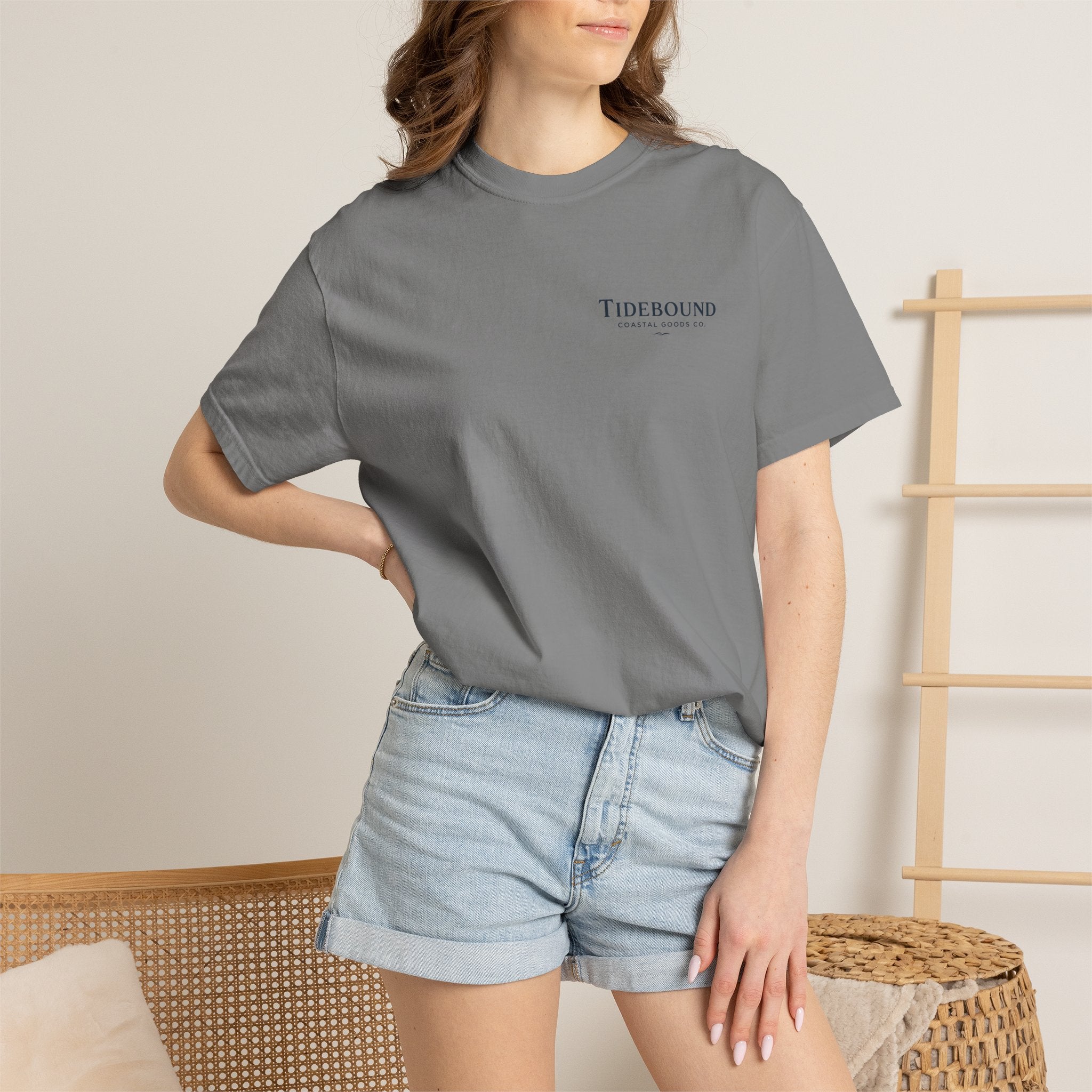 Tidebound Pickleball Club Tee — Coastal Boat & Paddles Graphic T-Shirt