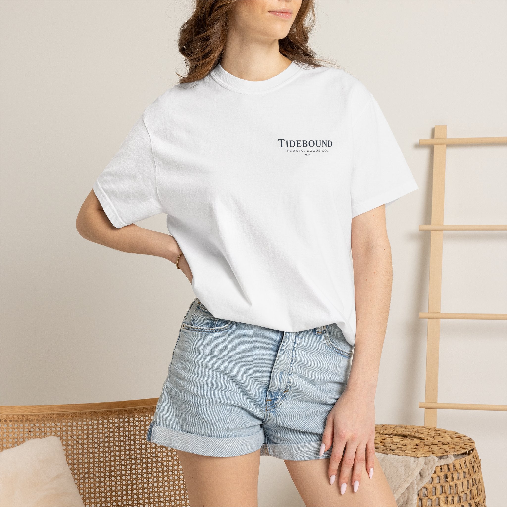 Tidebound Pickleball Club Tee — Coastal Boat & Paddles Graphic T-Shirt